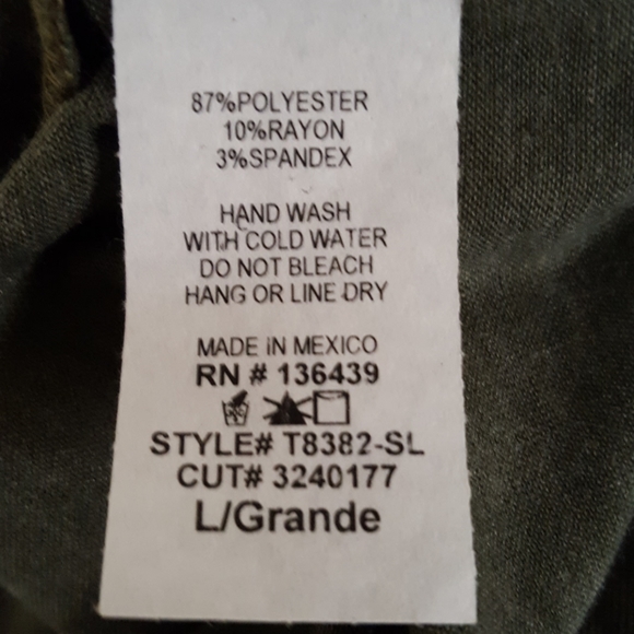 Graphic beaded faux knot tank top NWT - Picture 6 of 6